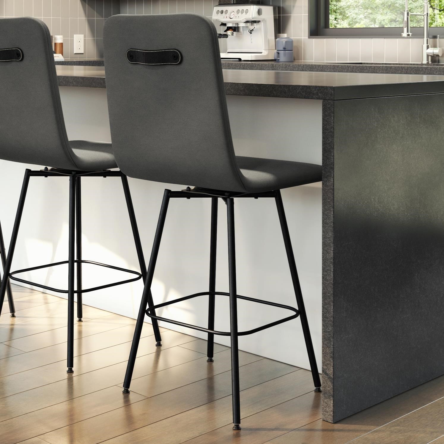 Amisco Urban 4133326 Customizable 26" Bray Swivel Counter Stool Jordan's Home Furnishings